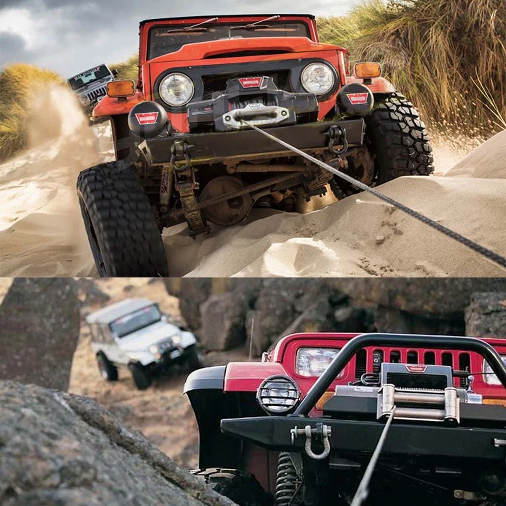 

10mm*28m 20500lbs High Strength Synthetic Winch Line Cable Rope Offroad Accessories