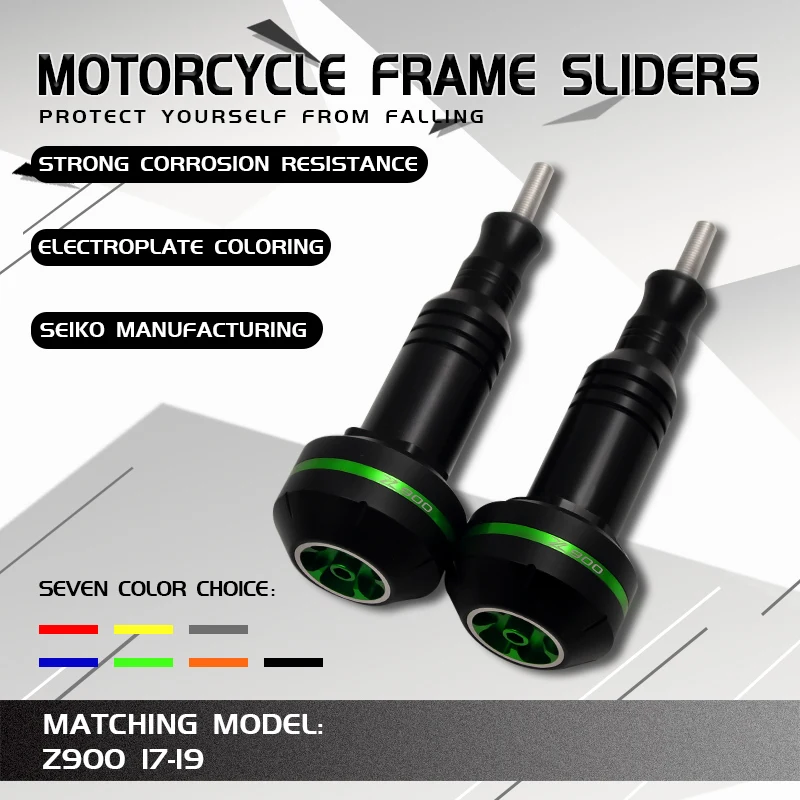 

For KAWASAKI Z900 Z900RS 2017-2019 Motorcyclr Falling Protection Frame Slider Fairing Guard Anti Crash Pad Protector