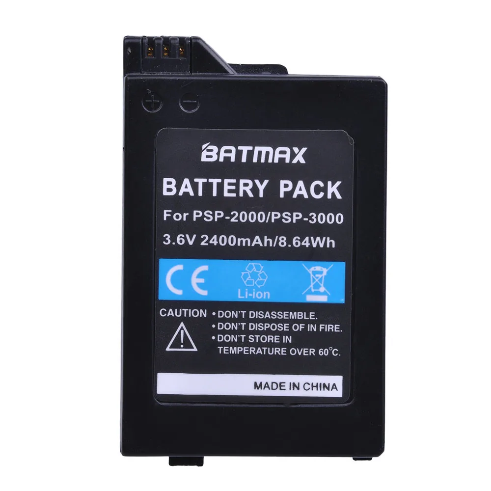 Batmax 2400 мАч аккумуляторная батарея для Sony PSP2000 PSP3000 PSP 2000 3000 геймпад PlayStation