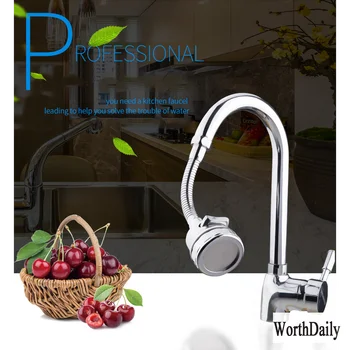 

Faucet Shower Three Speed Adjustment Pressurized Water Saving Rotary Nozzle Universal Bubbler Splash Proof Nozzle Bendable