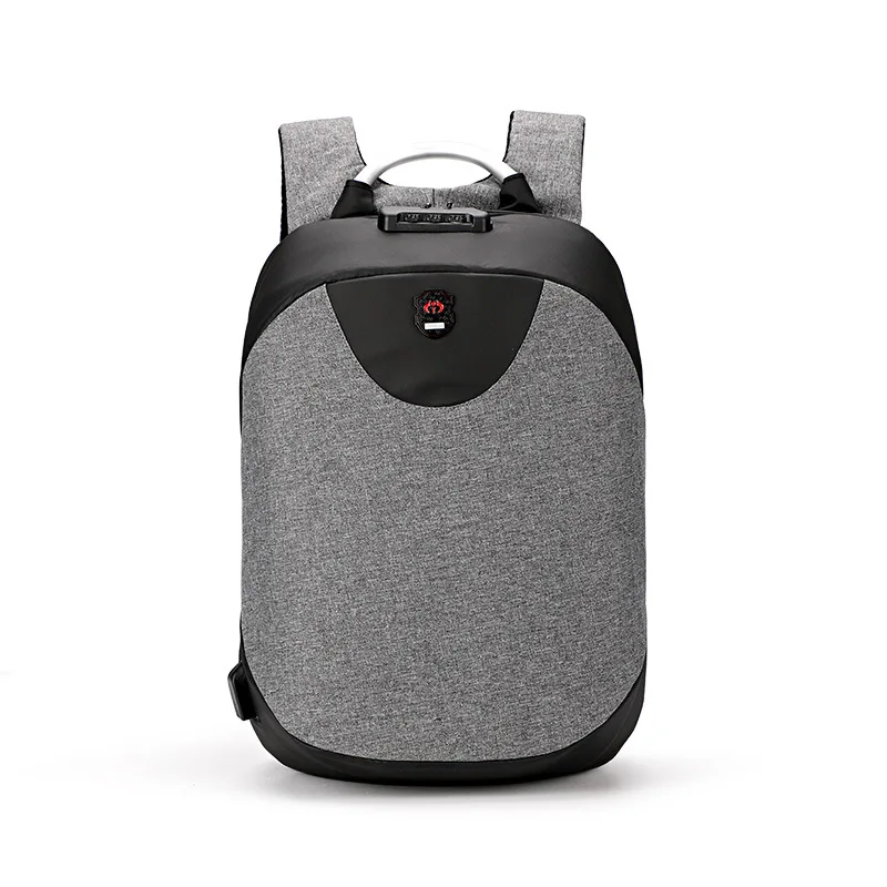 

Anti-Theft USB Charging Backpack Men's Travel Metal Hand Computer Bag Password Lock Business Backpack Customizable Logo