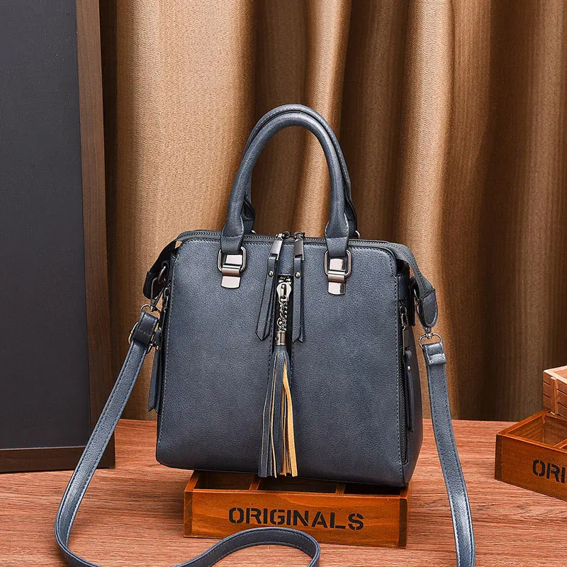 Blue ZMQN сумки женские черные Сумки для дам сумки через плечо Bolsa Feminina Китай женские сумочки PU кожаная сумка A838 - Цвет: Blue