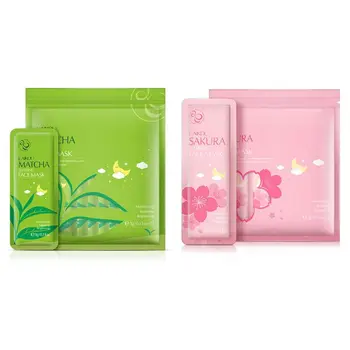 

15 Bag/Set Sakura Matcha Sleeping Mask Anti-Aging Skin Repair Moisturizing Lotion Hydrating Nurishing Soothing Essence Night Fac