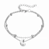 Moon Anklet Silver