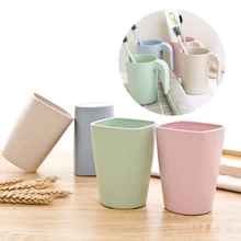 Пшеница PP материал воды чашки зубная щетка держатель стиральная стаканчик для зубной щетки экологически чистые наборы аксессуаров для ванной комнаты мыть стаканчик для зубной щетки Толстая чашка