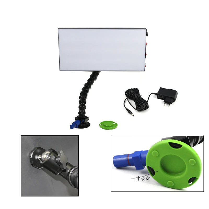  110v/220v pump suction cups with high quality light stand with adjustable lock line pipe car dent r