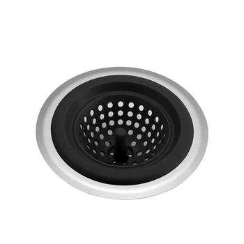 

Floor Drain Stainless Steel Kitchen Hair Sink Deodorize Bathroom Stopper Anti-blocking Strainer Silicone