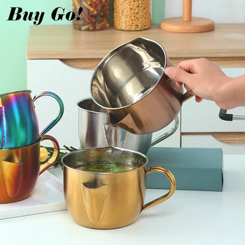 

Gravy Grease Oil Soup Fat Separator Bowl 1000ML Stainless Steel Separator Bowl Pan Cooking Gadgets Pot Kitchen Utensils