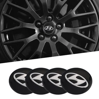 

4Pcs 56mm Metal Car Wheel Center Hub Cap Emblem Stickers Decal For Hyundai Solaris Creta IX35 Tucson Getz Elantra Sonata I30 I40