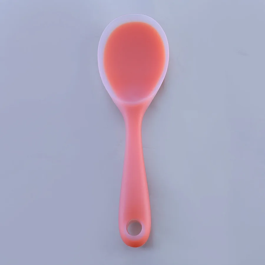 Rice Spoon Rice Cooker Non-stick Pot Applicable Rice Spoon Edible Silicon High-temperature Resistant Rice Spoon Tableware Spoon