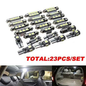 

Lamp LED Lights Accessories Replacement Car Auto Inner 23Pcs License plate