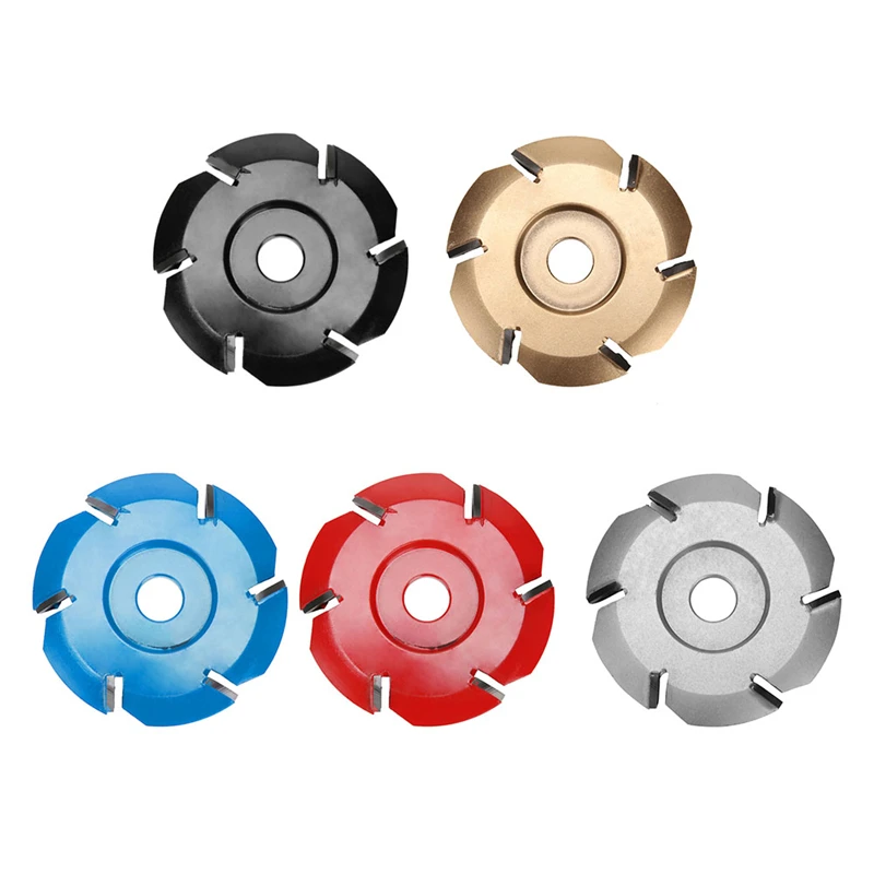 

1pc 90mm Edge 6 Teeth Wood Carving Disc Plane Tungsten Carbide Grinder Milling Cutter Polishing Shaping Wheel for Angle Grinder