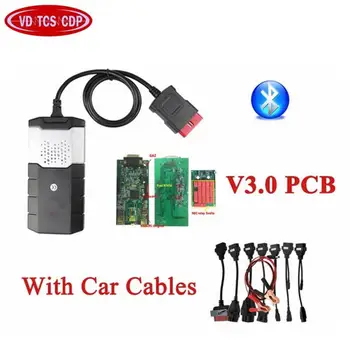 

2016R0 newest version/201503 For VD TCS CDP PRO OBD2 SCANNER car truck cable kit for delphis VD ds150e cdp and new vci