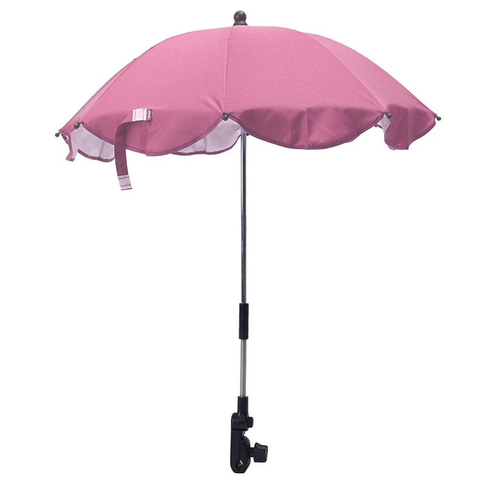 Baby Kids UV Protection Rainproof Baby Infant Stroller Cover Umbrella Can Be Bent Freely Does Not Rust Stroller Accessories baby stroller accessories gadgets Baby Strollers