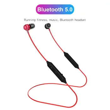 

CSR S2 5.0 Bluetooth Earphone Sports Neckband Magnetic Wireless Headset Stereo Earbuds Music Metal Headphones With Mic For Phone