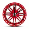 Red Car Wheel Mechanic Wall Clock Modern Design Garage Car Tire Decorative Wall Watch Auto Repair Tire Shop Artwork Timepieces 1