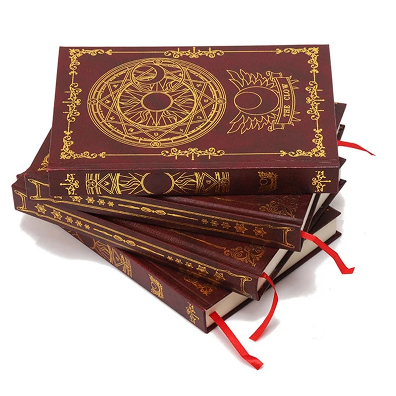 Аниме Cardcaptor Sakura notebook Captor Sakura Cerberus Clow Libra узор звезда Clow Magic notebook дневник для друга подарок