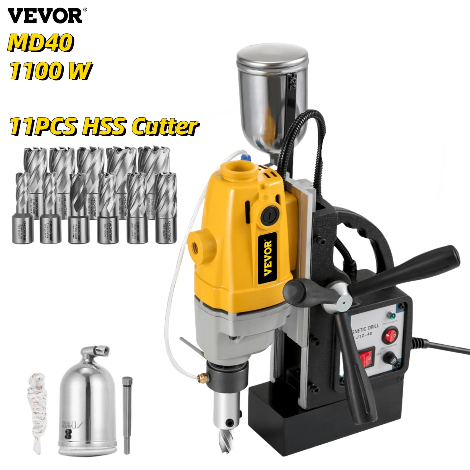 Vevor Md40 Magnetic Drill Press 40mm 