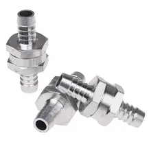 Короткий размер Auminium обратная проверка одноходовой клапан, Дымоход Топлива, сyetem клапан сброса давления дизельного топлива 6-52 мм D35