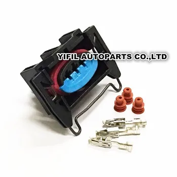

50/100pcs/lot 3 Pin/Way Female Waterproof Wire Harness Ignition Coil Pack ECU Plug Kit Connector Plug 89FG-14A464-HCB