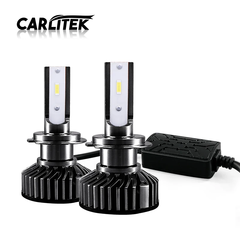 CARLitek H7 H4 Led Turbo 12V Авто фара CSP лампа H 11 Led HB4 HB3 H7 H8 противотуманная фара 6500K