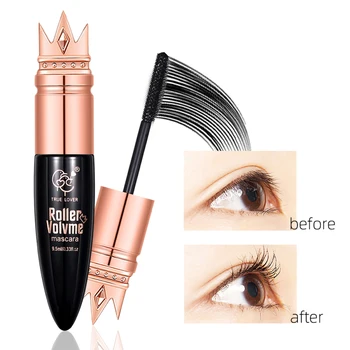 

New Crown Tassel 4D Mascara Volume Waterproof Lash Extensions Makeup Silk Graft Growth Fluid Professional Rimel For Eye TSLM1