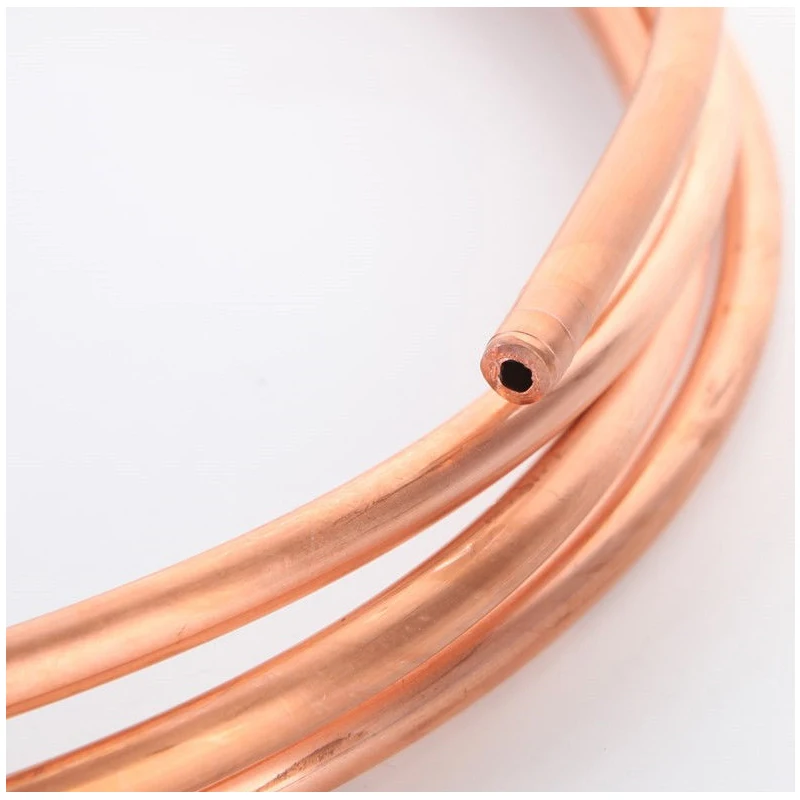 1m/3m OD 2mm-12.7mm Copper Coil / Air Conditioning Refrigeration Tubing /T2 Soft Coil Copper Tubes copper tube