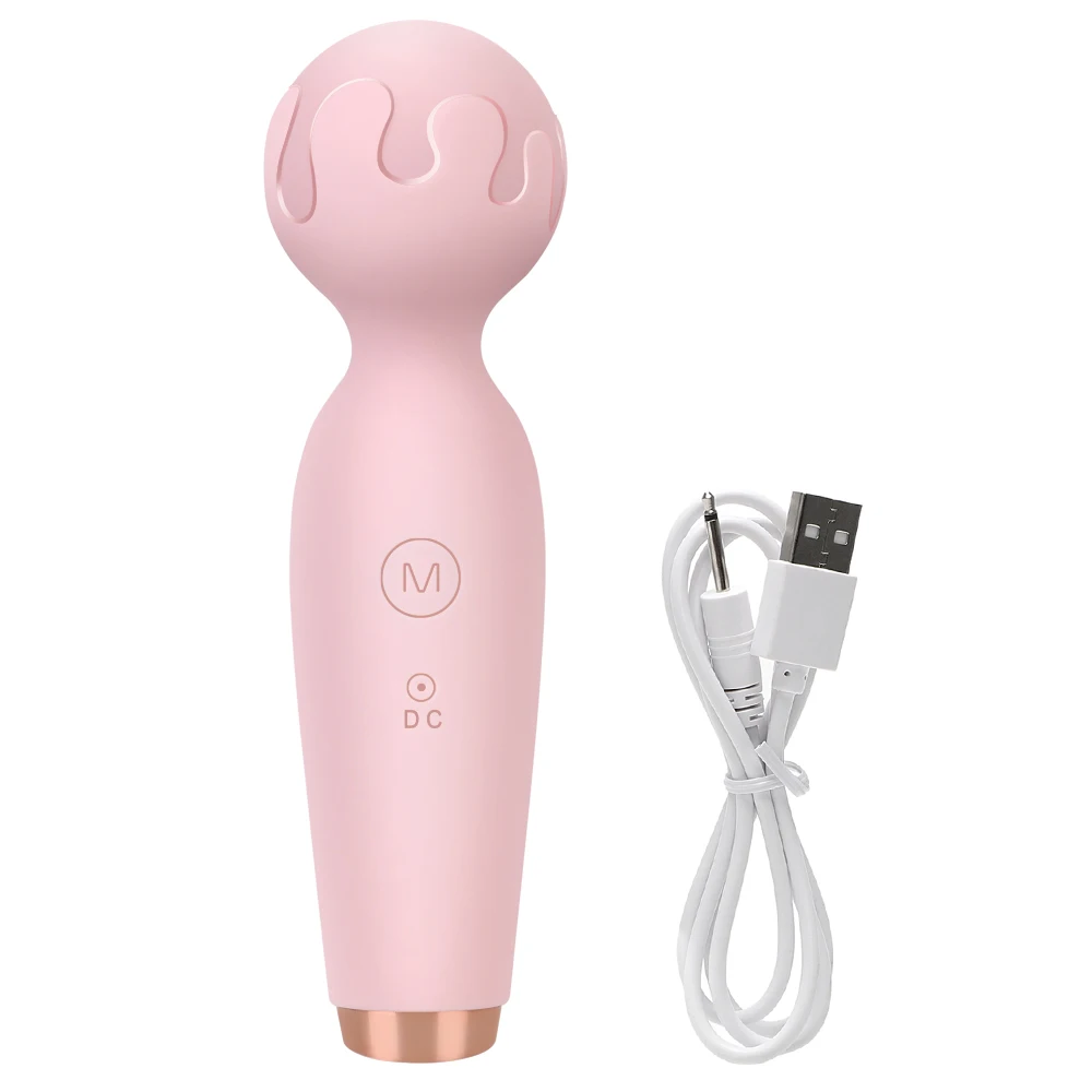 Mini Wand Vibrator For Women Clitoris Stimulator 10 Frequency_voghion.com