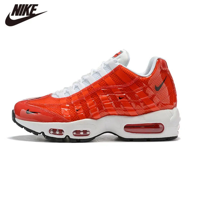 Nike Air Max 95 женские кроссовки дышащие на шнуровке уличные спортивные кроссовки размер 36-40 Студенческая обувь Лидер продаж