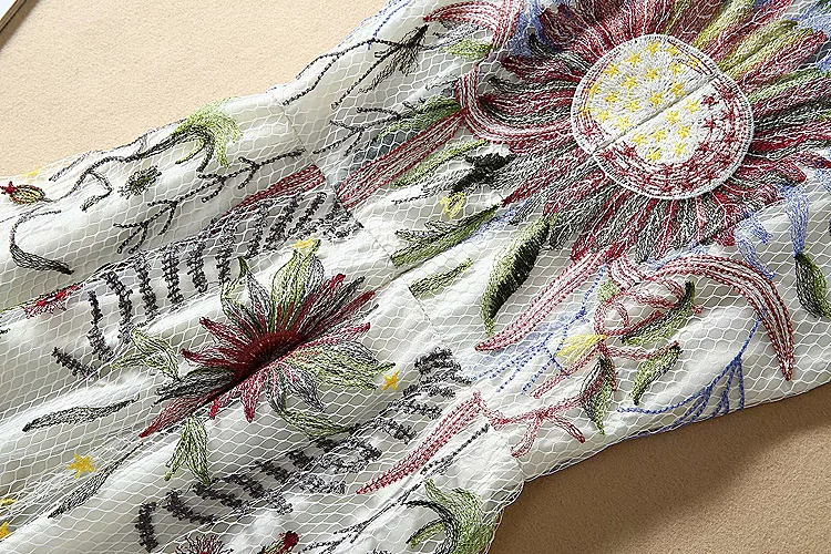 Длинное платье, дизайнерское, высокое качество, новая женская мода, рабочие, вечерние, повседневные, сексуальные, винтажные, шикарные, сетчатые, с вышивкой, жилет, платья