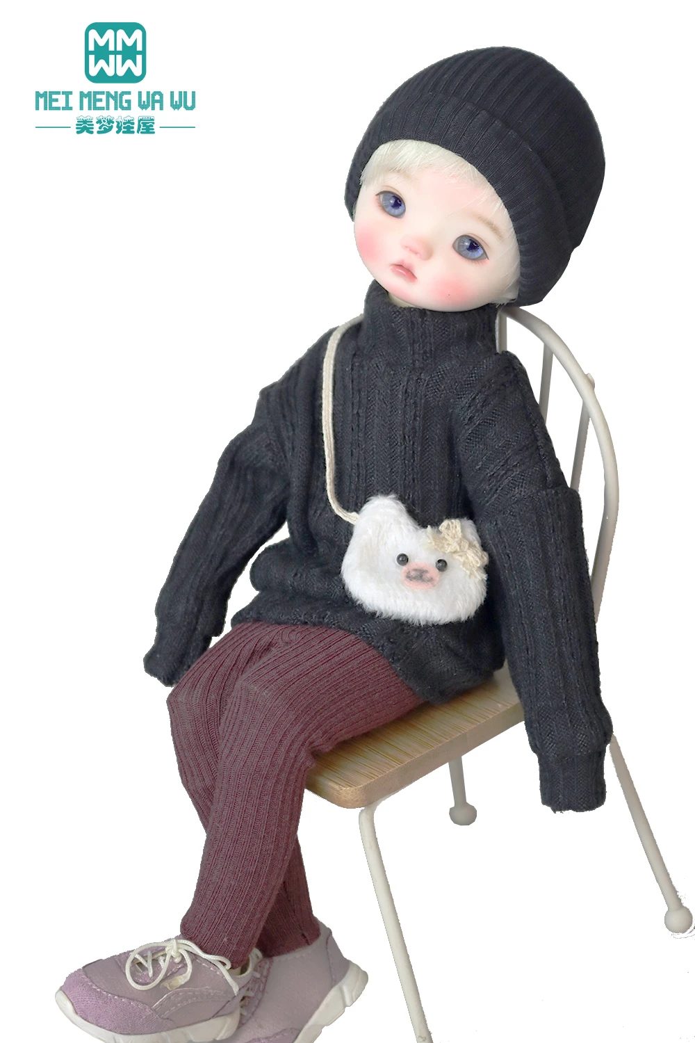 28-75cm 1/6 1/4 1/3 BJD Clothes DD SD MSD YOSD MYOU Spherical joint Doll Fashion turtleneck sweater toys gift