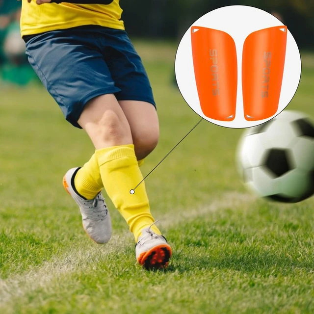 Espinilleras de fútbol para niños, espinilleras de alta elasticidad +  espinilleras para niños (4 a 8 años), espinilleras de fútbol con mangas,  equipo