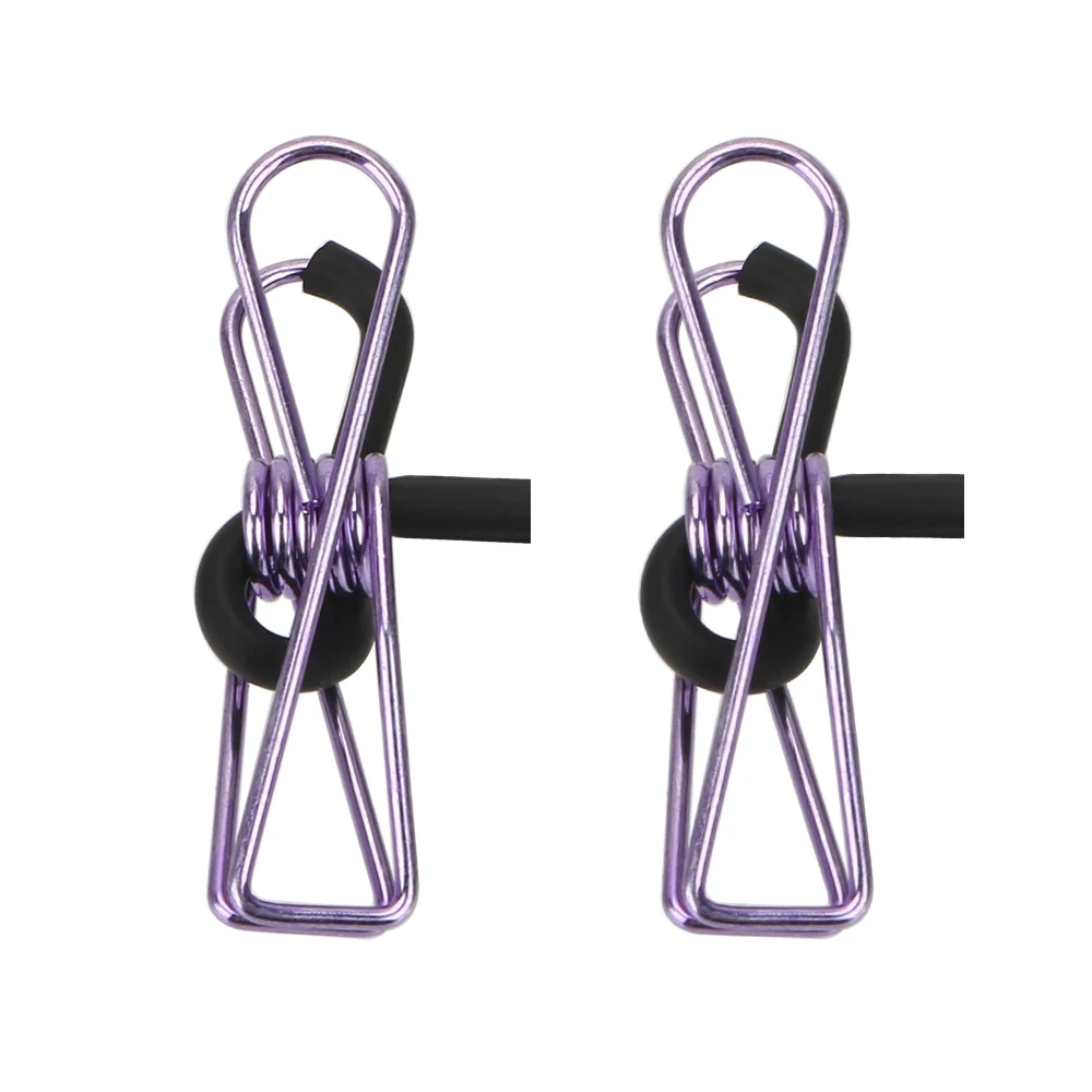 Nipple Sex Toys Nipple Clamps Nipple Clamp Vibrator Electric Shock Medical Stimulator Nipple Clamps For Women Clitoris Clips Female Masturbator Sex Toys Adult Games Erotic Bondage