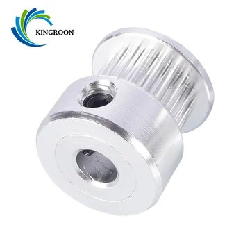 

KINGROON KP3S 3D Printer GT2 Timing Pulley 20 teeth Alumium Bore 5mm 2GT Timing Pulley for GT2 Belt Width 6mm 3D Printer Part