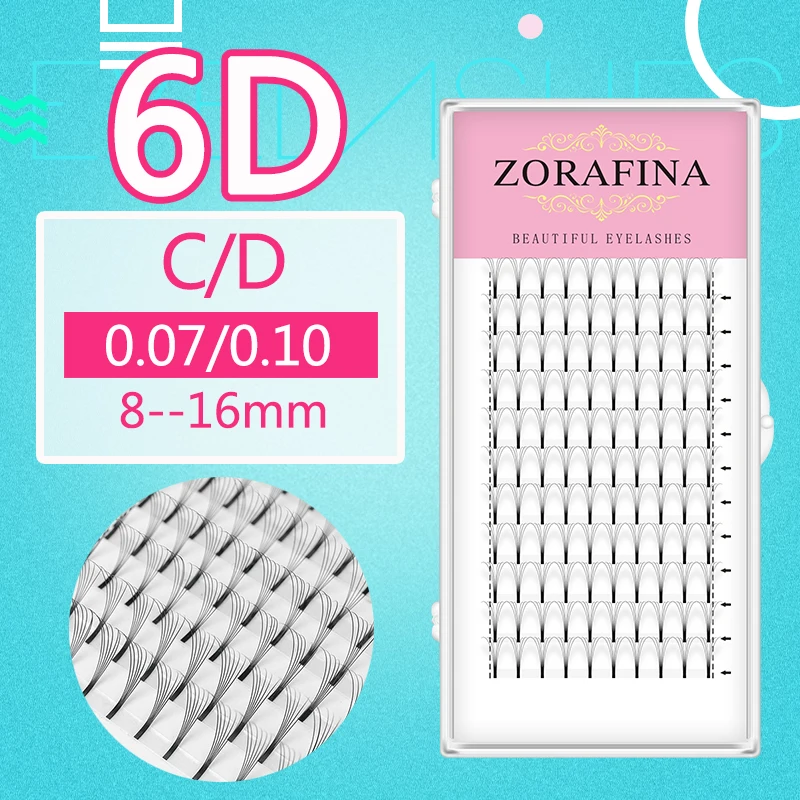

ZORAFINA 6D lashes false eyelashes Wholesale price Eyelash Extensions