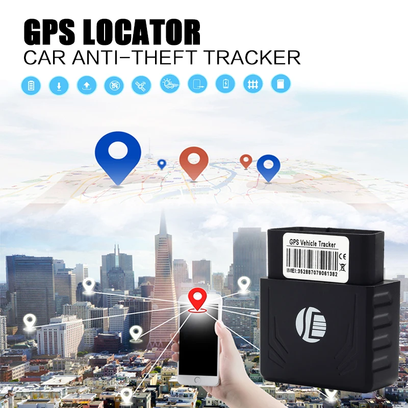 TK306 OBD gps отслеживающее устройство GSM отслеживающее устройство автомобиля Микро батарея gps локатор для трекера