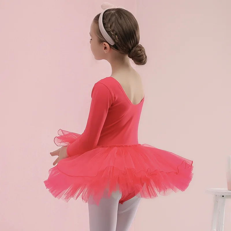 Rose red Горячая Распродажа, дешевая детская одежда для девочек, костюм, танцевальные костюмы - Color: Rose red