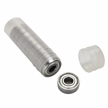 

10Pcs/lot Stainless Steel Bearings Roller Scooter Ball Skate Skateboard Wheels Silver Bearings ABEC 7 608ZZ Shafts