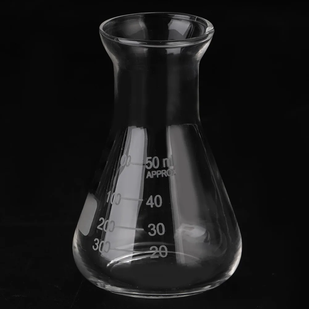 Коническая фляга Erlenmeyer боросиликатный мерный стакан 50 мл-500 мл мебель для виноделия Бар Прочный туалетный репав
