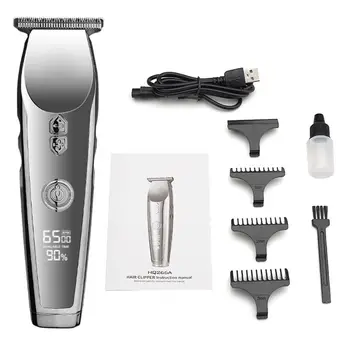 

Adults Kid Electric Hair Clipper Portable Barber Trimmer Rechargeable Cordless Haircut Machine LCD Screen Battery Power Display