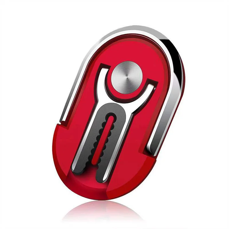 Кольцо назад Противоскользящий Авто держатель телефона на вентиляции автомобиля воздуха на выходе держатель телефона Холдинг Инструмент - Цвет: Красный