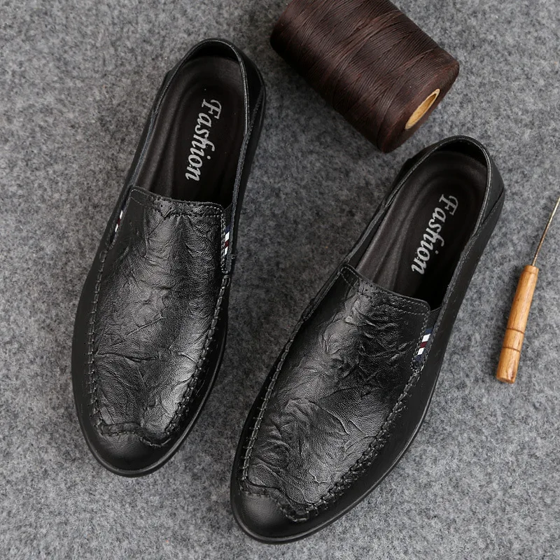

2019 Spring New Style MEN'S SHOES Simple Fashion Driving Shoes Korean-style England Trendy Shoes Men's Youth Versatile Moccosins