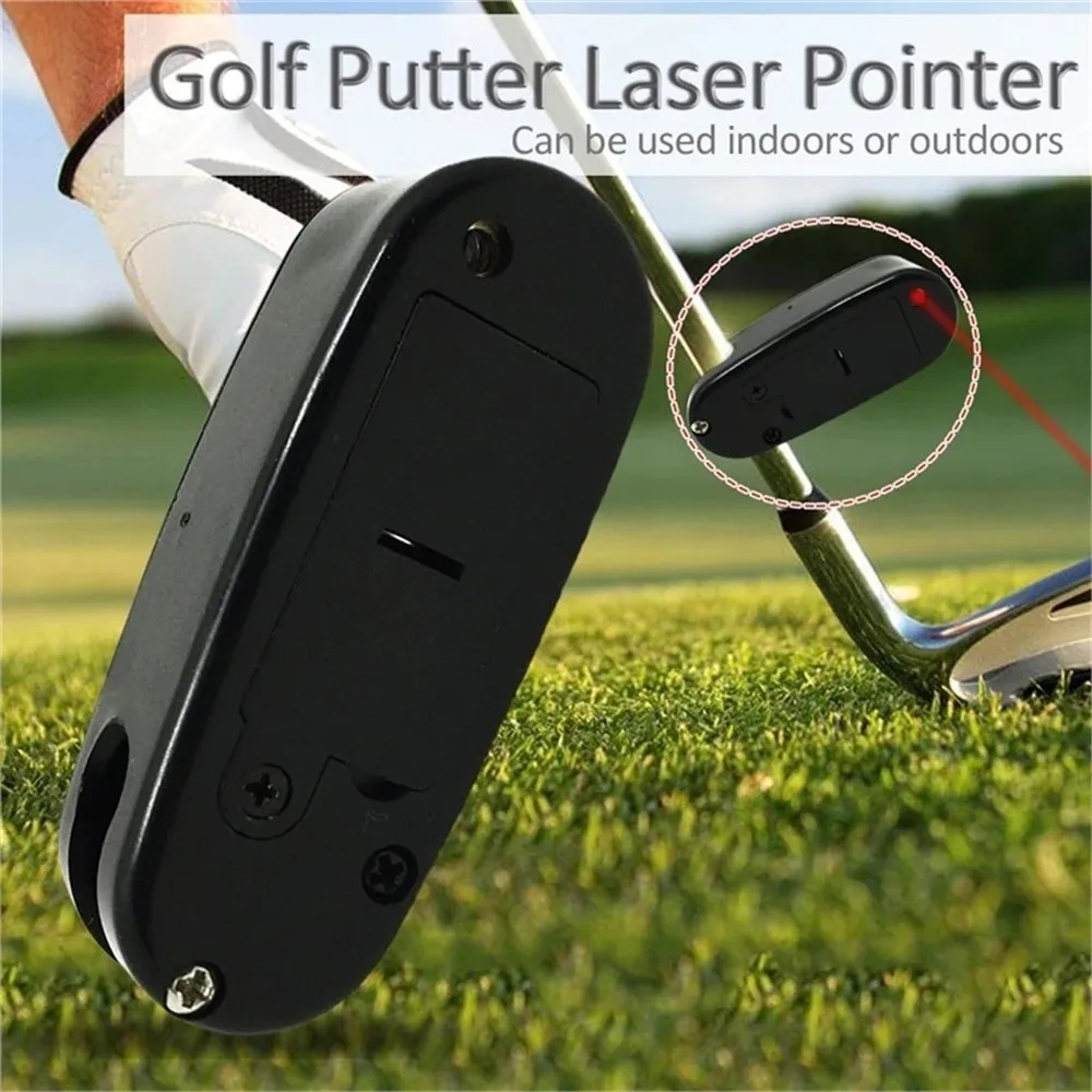 

1PCS Golf Putter Laser Pointer Putting Golf Practice Aim Line Corrector Improve Aid Training Tool Golf Accessories