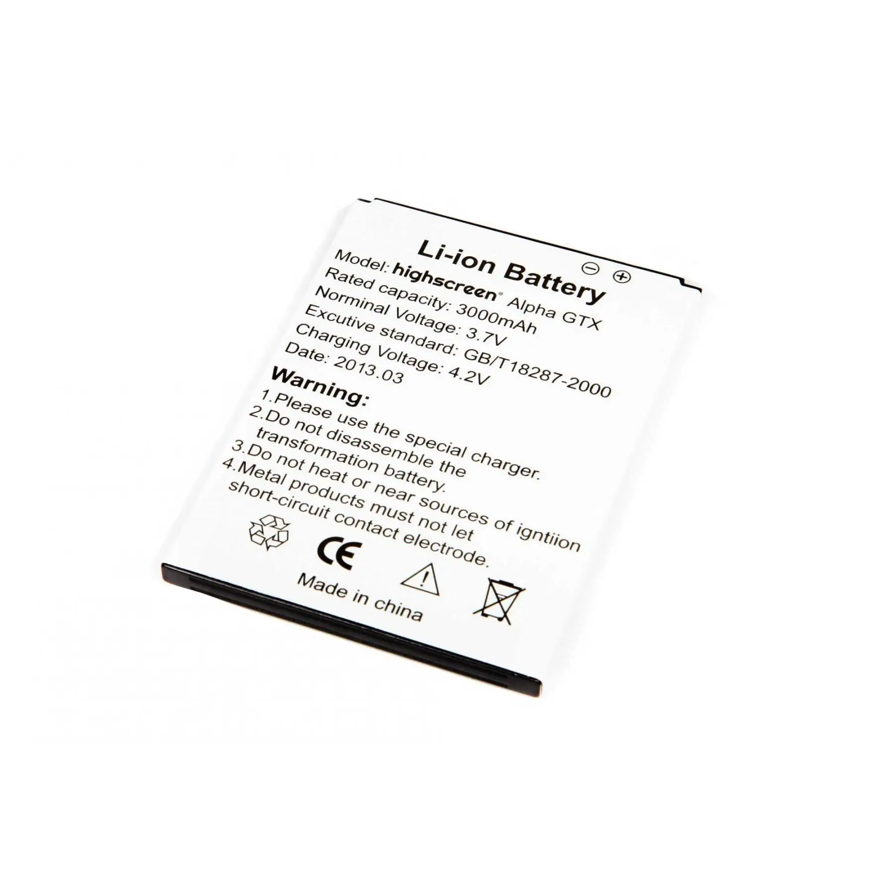 АКБ Highscreen Alpha GTX 3000mAh