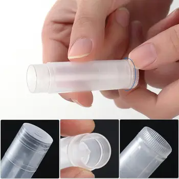 

50PCS Multi-Function Plastic Smooth Empty Portable Lip Balm Tubes Makeup Tools