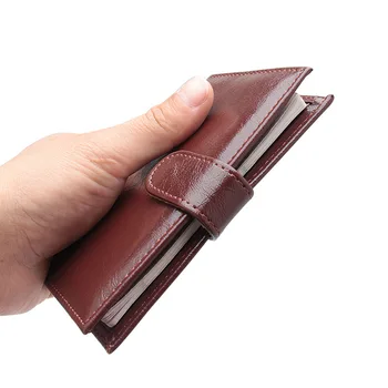 

Mcneely Men's Business Travel Passport Cover Women Men Travel Credit Card Holder Leather ID Document Passport Holder Bag