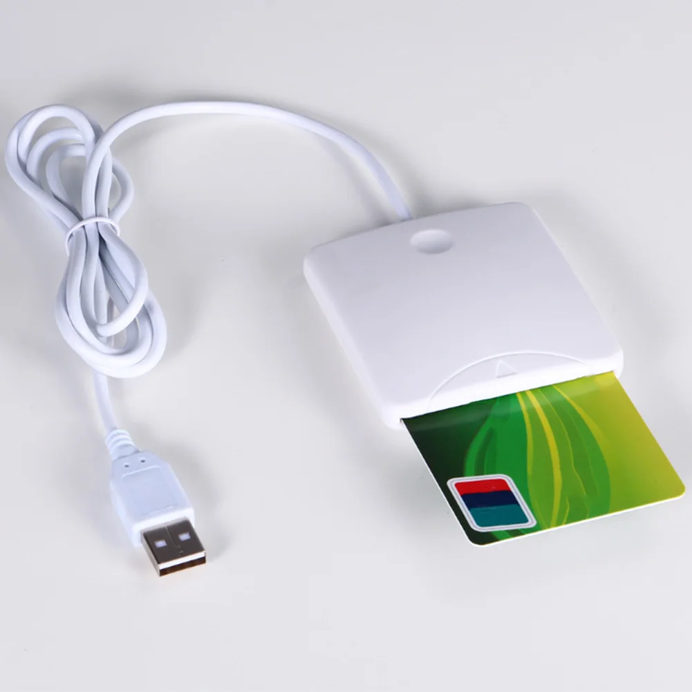 

Smart Card Reader Portable USB 2.0 Full Speed Smart Chip Reader IC Cards Reader Credit Card Readers Supports I2C memory card