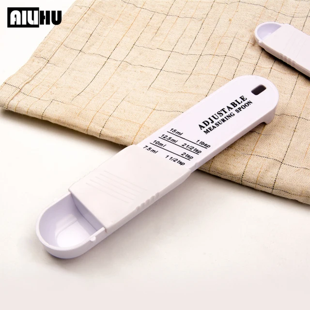 2Pc Mérés Kanál Állítható Skála Mérő -Mérőpohár Fűszerezés És Fűszeres Kombinált Konyhai Kiegészítők Szerszámok - Image 5