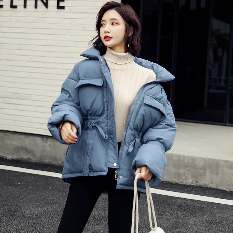 Fitaylor женские зимние хлопковые парки теплые короткие хлебные куртки толщина
