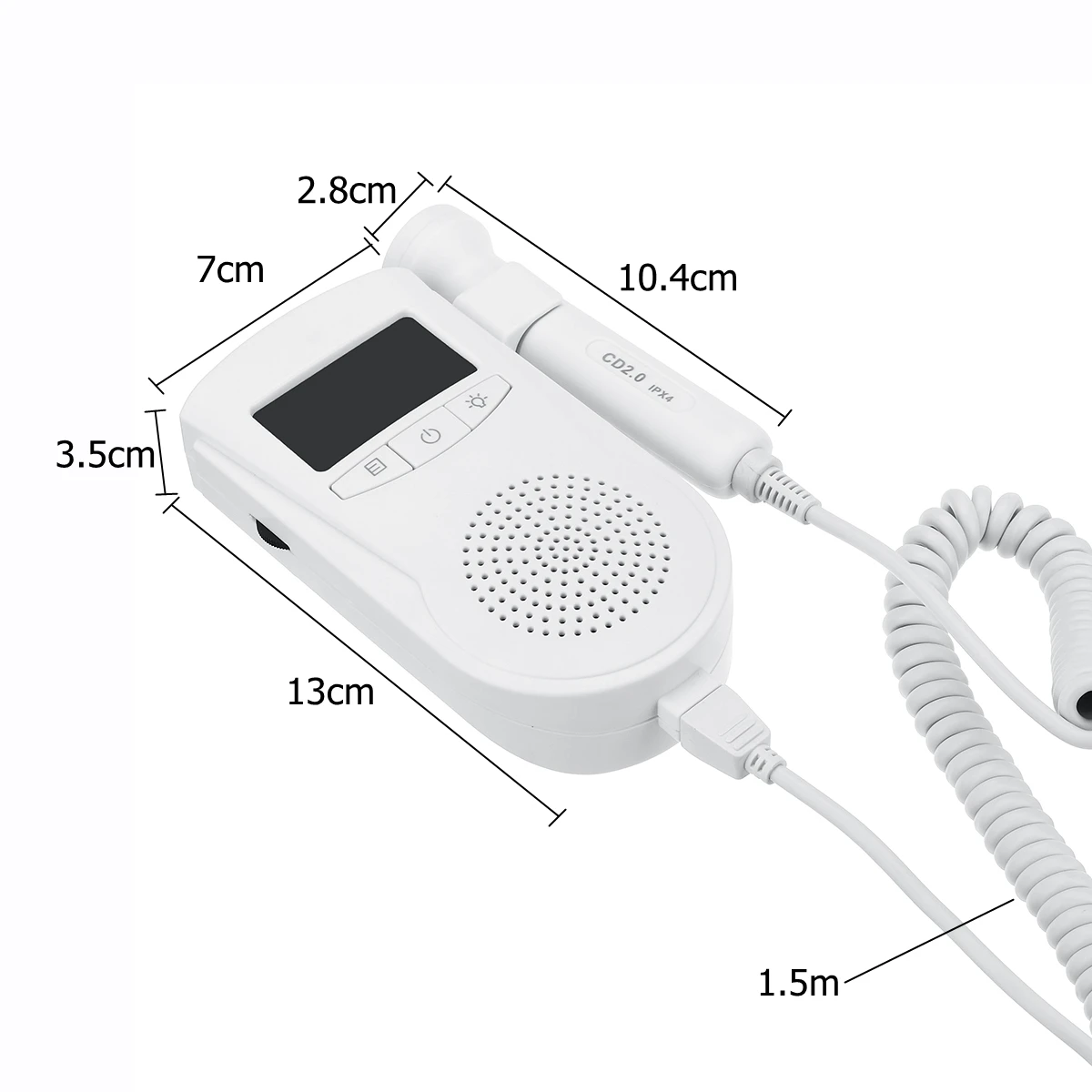 Doppler фетальный монитор сердечного ритма домашний Pregancy детский и фетальный звук детектор сердечного ритма ЖК-дисплей без излучения 2,2 МГц